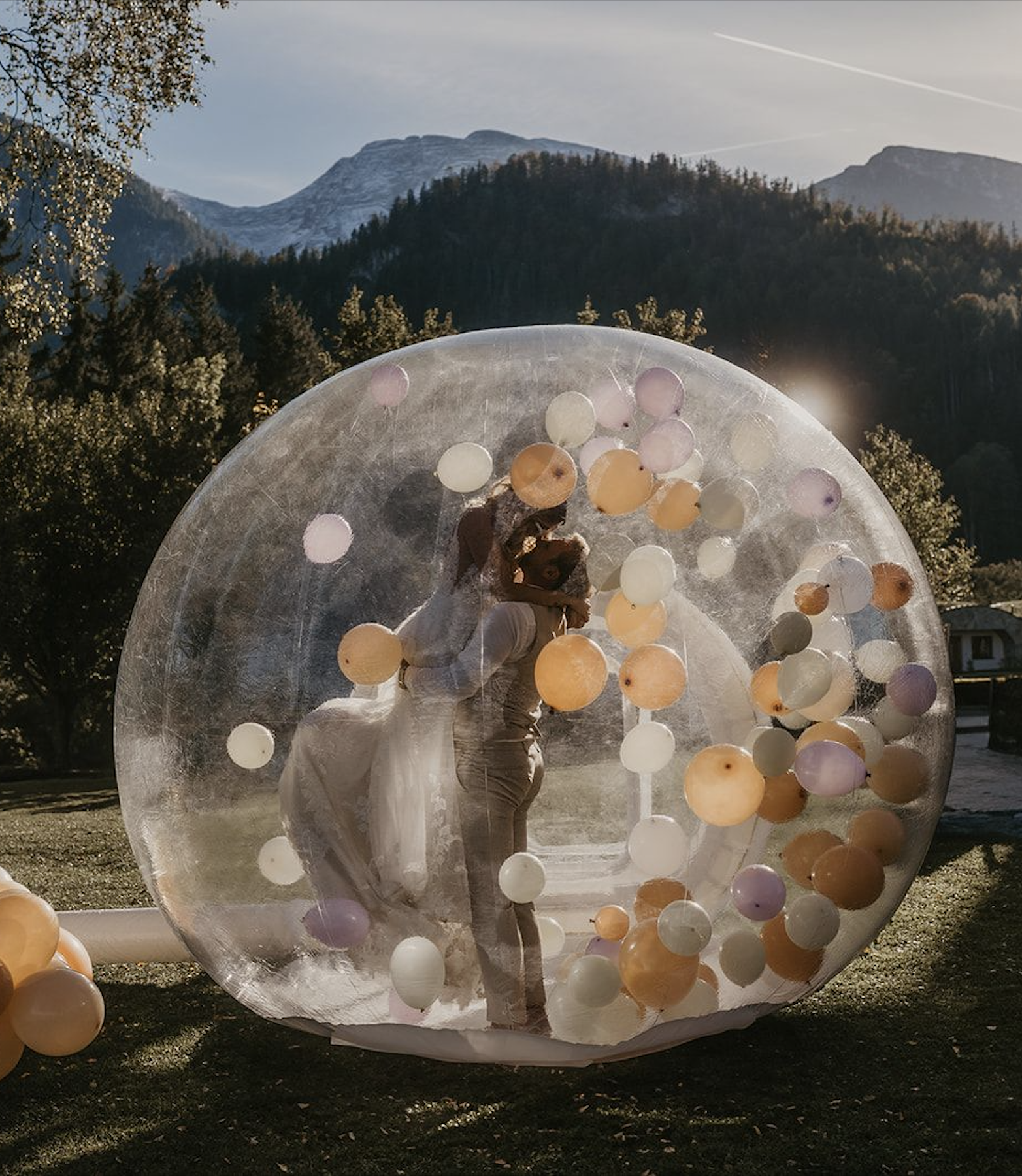 image with Child and bubbles